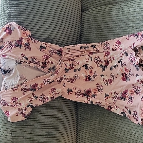 Floral Wrap Dress - Picture 1 of 4